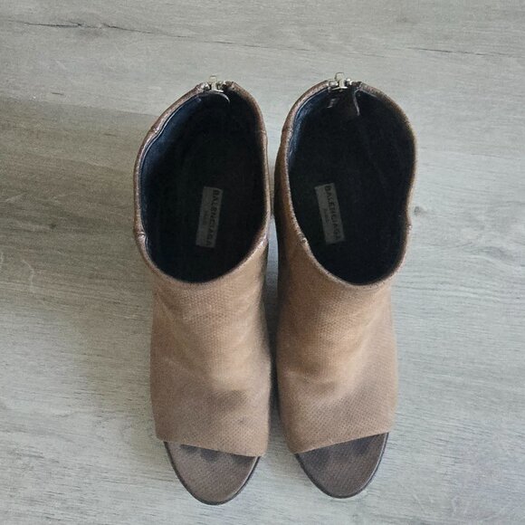 Balenciaga Women's Open-Toe Bootie size 40 EU size 9 US Designer Shoes Wedges - Picture 3 of 5